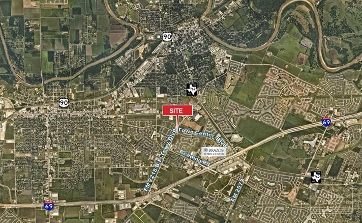 For Sale | Development Tracts - Brazos Town Center, Rosenberg: FM 2218, Rosenberg, TX 77471